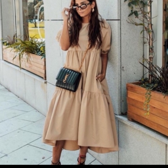 Zara Puff Sleeve Dress, Size XS - Picture 5 of 14